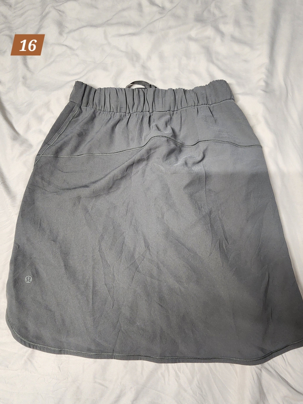 lululemon athletica Gray A-Line Athletic Skirt